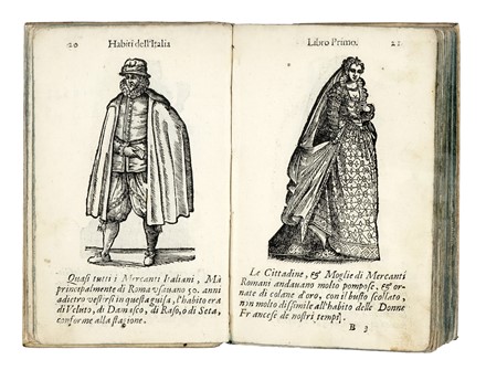  Vecellio Cesare : Habiti antichi overo Raccolta di figure delineate dal gran Titiano, e da Cesare Vecellio suo fratello, diligentemente intagliate, conforme alle nationi del mondo... Costume e moda, Figurato, Arte, Collezionismo e Bibliografia  - Auction Books, Autographs and Manuscripts - Libreria Antiquaria Gonnelli - Casa d'Aste - Gonnelli Casa d'Aste