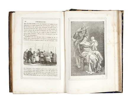  Manzoni Alessandro : I promessi sposi. Storia milanese del secolo XVII scoperta e rifatta [...]. Seconda edizione illustrata. Storia della Colonna infame. Letteratura italiana  Giovan Battista Galizzi  (Bergamo, 1882 - 1963)  - Auction Books, Autographs and Manuscripts - Libreria Antiquaria Gonnelli - Casa d'Aste - Gonnelli Casa d'Aste
