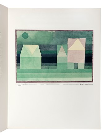  Klee Paul : 12 aquarelles comment�es par Felix Klee. Libro d'Artista, Facsimili, Collezionismo e Bibliografia, Collezionismo e Bibliografia  Felix Klee  - Auction Books, Autographs and Manuscripts - Libreria Antiquaria Gonnelli - Casa d'Aste - Gonnelli Casa d'Aste