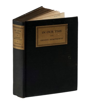  Hemingway Ernest : In Our Time. Letteratura  - Auction Books, Autographs and Manuscripts - Libreria Antiquaria Gonnelli - Casa d'Aste - Gonnelli Casa d'Aste
