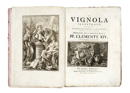 Barozzi (detto il Vignola) Giacomo : Il Vignola illustrato proposto da Giambattista Spampani, e Carlo Antonini... Architettura, Figurato, Collezionismo e Bibliografia  - Auction Books, Autographs and Manuscripts - Libreria Antiquaria Gonnelli - Casa d'Aste - Gonnelli Casa d'Aste