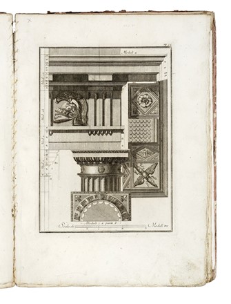 Barozzi (detto il Vignola) Giacomo : Il Vignola illustrato proposto da Giambattista Spampani, e Carlo Antonini... Architettura, Figurato, Collezionismo e Bibliografia  - Auction Books, Autographs and Manuscripts - Libreria Antiquaria Gonnelli - Casa d'Aste - Gonnelli Casa d'Aste