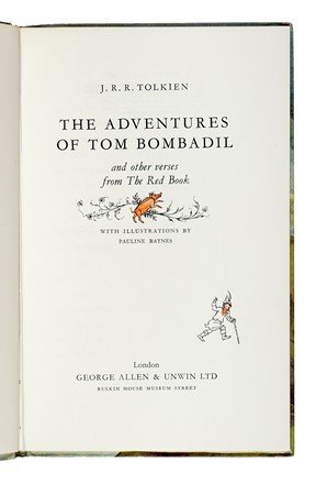  Tolkien J. R. R. : The adventures of Tom Bombadil and other verses from The Red Book. With illustration by Pauline Baynes. Letteratura  - Auction Books, Autographs and Manuscripts - Libreria Antiquaria Gonnelli - Casa d'Aste - Gonnelli Casa d'Aste