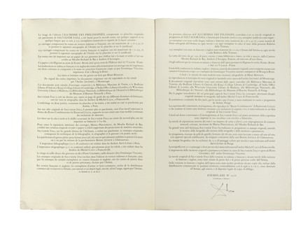 Dal� Salvador : Alchimia dei Filosofi [Alchimie des philosophes].  - Asta Libri, autografi e manoscritti - Libreria Antiquaria Gonnelli - Casa d'Aste - Gonnelli Casa d'Aste