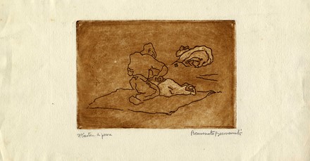  Benvenuto Benvenuti  (Livorno, 1881 - Antignano, 1959) : Lotto composto di 1 disegno e 2 incisioni.  - Auction Arte Antica, Moderna e Contemporanea [parte II] - Libreria Antiquaria Gonnelli - Casa d'Aste - Gonnelli Casa d'Aste