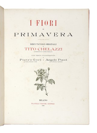  Gori Pietro : I fiori... Botanica  Angiolo Pucci, Tito Chelazzi  - Auction Books, Autographs and Manuscripts - Libreria Antiquaria Gonnelli - Casa d'Aste - Gonnelli Casa d'Aste