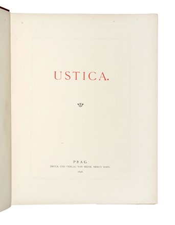  Asburgo Lorena Ludwig Salvator : Die Liparischen Inseln und Ustica. Geografia e viaggi  - Auction Books, Autographs and Manuscripts - Libreria Antiquaria Gonnelli - Casa d'Aste - Gonnelli Casa d'Aste
