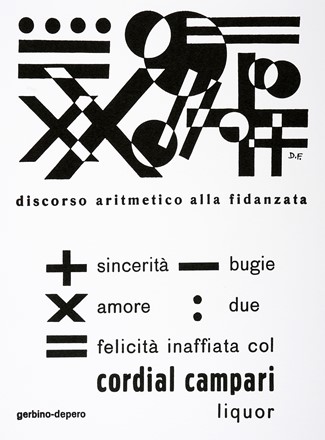  Incisione, Arte : Lotto composto di 4 stampe per Campari.  Fortunato Depero  (Fondo, 1892 - Rovereto, 1960), Leonetto Cappiello  (Livorno, 1875 - Cannes, 1942)  - Auction Arte Antica, Moderna e Contemporanea [parte II] - Libreria Antiquaria Gonnelli - Casa d'Aste - Gonnelli Casa d'Aste