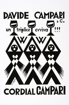  Incisione, Arte : Lotto composto di 4 stampe per Campari.  Fortunato Depero  (Fondo, 1892 - Rovereto, 1960), Leonetto Cappiello  (Livorno, 1875 - Cannes, 1942)  - Auction Arte Antica, Moderna e Contemporanea [parte II] - Libreria Antiquaria Gonnelli - Casa d'Aste - Gonnelli Casa d'Aste