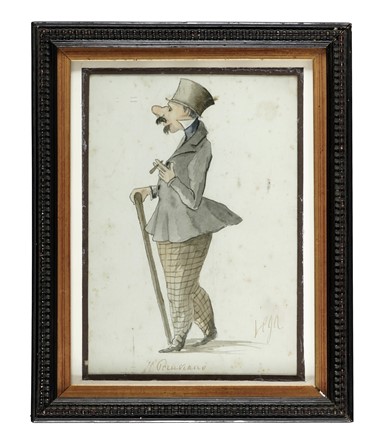  Anonimo del XX secolo : Lotto composto di 1 dipinto e 1 disegno.  - Auction Arte Antica, Moderna e Contemporanea [parte II] - Libreria Antiquaria Gonnelli - Casa d'Aste - Gonnelli Casa d'Aste