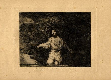  Francisco Goya y Lucientes  (Fuendetodos, 1746 - Bordeaux, 1828) : Tristes presentimientos de lo que ha de acontecer/ Y esto tambien.  - Auction Arte Antica, Moderna e Contemporanea [parte I] - Libreria Antiquaria Gonnelli - Casa d'Aste - Gonnelli Casa d'Aste