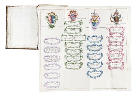 Miscellanea di manoscritti relativi alle famiglie Ballati Nerli,  Schinchinelli, Sottovia. Araldica, Storia, Diritto e Politica  - Auction Books, Autographs and Manuscripts - Libreria Antiquaria Gonnelli - Casa d'Aste - Gonnelli Casa d'Aste
