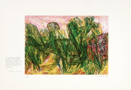  Autori vari : Lotto konvolut di 99 tra incisioni, disegni e portfolio.  Paolo Manaresi  (Bologna, 1908 - 1991), Domenico Purificato  (Fondi, 1915 - Roma, 1984), Pompilio Mandelli  (Luzzara, 1912 - Bologna, 2006), Giovanni Omiccioli  (Roma, 1901 - 1975), Francesco Messina  (Linguaglossa, 1900 - Milano, 1995), Orfeo Tamburi  (Jesi, 1810 - Parigi, 1994), Giovanni Romagnoli  (Faenza, 1893 - Bologna, 1976), Renzo Biasion  (Treviso, 1914 - Firenze, 1996), Ugo Attardi  (Sori, 1923 - Roma, 2006), Luigi Veronesi  (Milano, 1908 - 1998), Nino Caff�  (Alfedena, 1908 - Pesaro, 1975)  - Auction Arte Antica, Moderna e Contemporanea [parte II] - Libreria Antiquaria Gonnelli - Casa d'Aste - Gonnelli Casa d'Aste