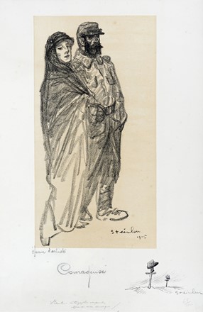  Autori vari : Lotto composto di 3 incisioni.  Guido Colucci  (Napoli, 1877 - Roma, 1949), Alfredo M�ller  (Livorno, 1869 - Parigi, 1940), Th�ophile Alexandre Steinlen  (Losanna, 1859 - Parigi, 1923)  - Auction Arte Antica, Moderna e Contemporanea [parte II] - Libreria Antiquaria Gonnelli - Casa d'Aste - Gonnelli Casa d'Aste