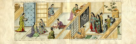  Isaac Titsingh  (Amsterdam, 1745 - Parigi, 1812) : C�r�monies usit�es au Japon pour les mariages et les fun�railles. Planches.  - Auction Arte Antica, Moderna e Contemporanea [parte I] - Libreria Antiquaria Gonnelli - Casa d'Aste - Gonnelli Casa d'Aste