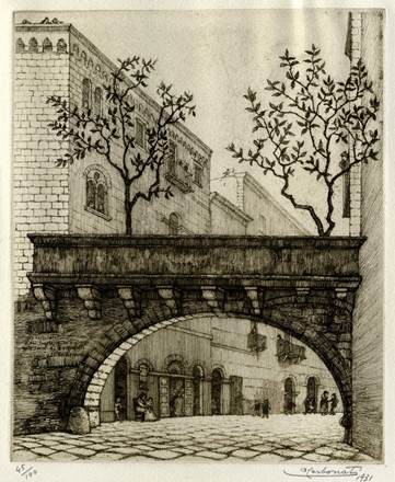  Antonio Carbonati  (Mantova, 1893 - Roma, 1956) : Lotto composto di 13 incisioni.  - Auction Arte Antica, Moderna e Contemporanea [parte II] - Libreria Antiquaria Gonnelli - Casa d'Aste - Gonnelli Casa d'Aste