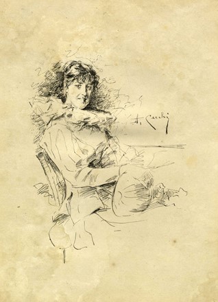  Autori vari : Lotto composto di 51 incisioni.  Pietro Saltini  (Firenze, 1839 - 1908), Federico Andreotti  (Firenze, 1847 - 1930), Giovanni Fattori  (Livorno, 1825 - Firenze, 1908), Telemaco Signorini  (Firenze, 1835 - 1901), Giovanni Muzzioli  (Modena, 1854 - 1894), Tito Conti  (Firenze, 1842 - 1924), Adriano Cecchi  (Prato, 1850 - Firenze, 1936), Eugenio Cecconi  (Livorno, 1842 - Firenze, 1903)  - Asta Arte Antica, Moderna e Contemporanea [parte II] - Libreria Antiquaria Gonnelli - Casa d'Aste - Gonnelli Casa d'Aste