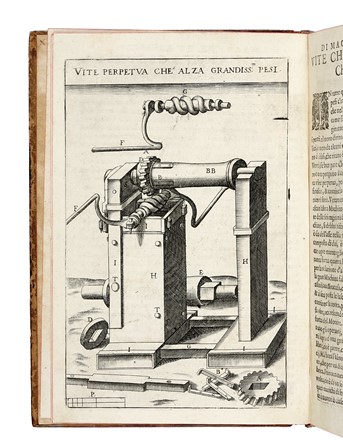  Zonca Vittorio : Novo teatro di machine et edificii per varie et sicure operationi... Scienze tecniche e matematiche  - Auction Books, Autographs and Manuscripts - Libreria Antiquaria Gonnelli - Casa d'Aste - Gonnelli Casa d'Aste