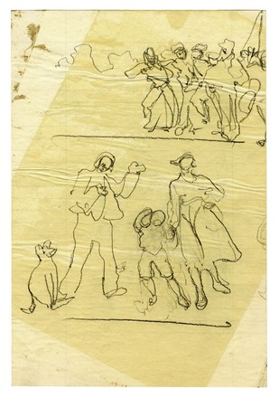  Autori vari : Lotto composto di 2 album da disegno.  - Auction Arte Antica, Moderna e Contemporanea [parte II] - Libreria Antiquaria Gonnelli - Casa d'Aste - Gonnelli Casa d'Aste