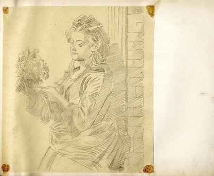  Autori vari : Lotto composto di 2 album da disegno.  - Auction Arte Antica, Moderna e Contemporanea [parte II] - Libreria Antiquaria Gonnelli - Casa d'Aste - Gonnelli Casa d'Aste