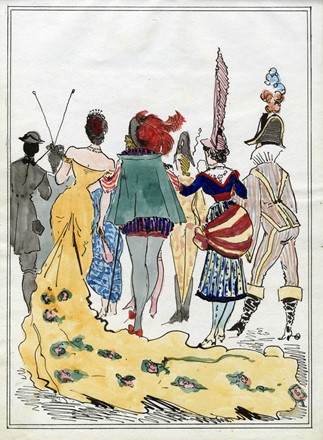  Ettore Ximenes  (Palermo, 1855 - Roma, 1926) : Album caricaturale.  - Auction Arte Antica, Moderna e Contemporanea [parte II] - Libreria Antiquaria Gonnelli - Casa d'Aste - Gonnelli Casa d'Aste