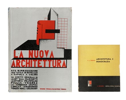  Fillia [pseud. di Colombo Luigi Enrico] : La nuova architettura.  Frank Wright Lloyd  - Asta Libri, autografi e manoscritti - Libreria Antiquaria Gonnelli - Casa d'Aste - Gonnelli Casa d'Aste