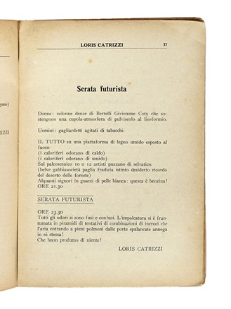  Marinetti Filippo Tommaso [e altri] : I nuovi poeti futuristi. Futurismo, Poesia, Arte, Letteratura  Farfa (pseud. di Vittorio Tommasini)  (Trieste, 1879 - San Remo, 1962), Bruno Giordano Sanzin  - Auction Books, Autographs and Manuscripts - Libreria Antiquaria Gonnelli - Casa d'Aste - Gonnelli Casa d'Aste