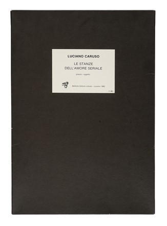  Caruso Luciano : Le stanze dell'amore seriale. Libro d'Artista, Collezionismo e Bibliografia  - Auction Books, Autographs and Manuscripts - Libreria Antiquaria Gonnelli - Casa d'Aste - Gonnelli Casa d'Aste