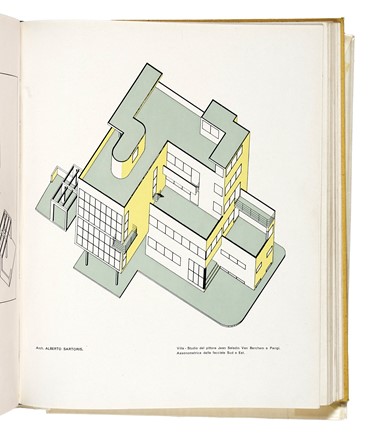  Sartoris Alberto : Gli elementi dell'architettura funzionale. Prefazione di Le Corbusier... Futurismo, Architettura, Grafica pubblicitaria e design  Le Corbusier [pseud. di Jeanneret-Gris Charles-Edouard]  (La Chaux-de-Fonds, 1887 - Roccabruna, 1965), Filippo Tommaso Marinetti  (1876 - 1994)  - Auction Books, Autographs and Manuscripts - Libreria Antiquaria Gonnelli - Casa d'Aste - Gonnelli Casa d'Aste