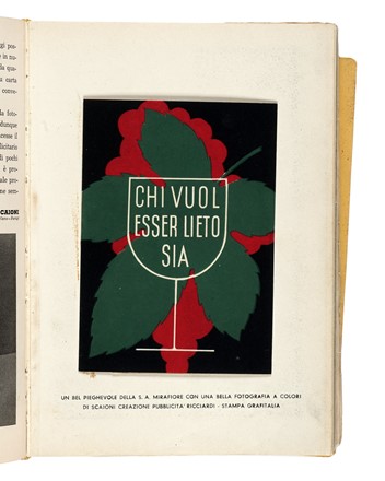  Ricciardi Giulio Cesare : Guida Ricciardi. Pubblicit� e Propaganda. Tutti i mezzi i modi le forme le norme per lo svolgimento di ogni azione pubblicitaria. Grafica pubblicitaria e design, Periodici e Riviste  - Auction Books, Autographs and Manuscripts - Libreria Antiquaria Gonnelli - Casa d'Aste - Gonnelli Casa d'Aste