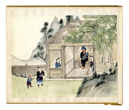 Quindici illustrazioni con scene agresti.  - Auction Arte Antica, Moderna e Contemporanea [parte I] - Libreria Antiquaria Gonnelli - Casa d'Aste - Gonnelli Casa d'Aste