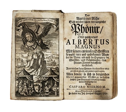  Albertus Magnus (santo) : Der aus seiner Asche sich wieder schon verjungende Phonix, oder gantz neuer Albertus Magnus... Legatura, Collezionismo e Bibliografia  - Auction Libri, Autografi e Manoscritti - Libreria Antiquaria Gonnelli - Casa d'Aste - Gonnelli Casa d'Aste