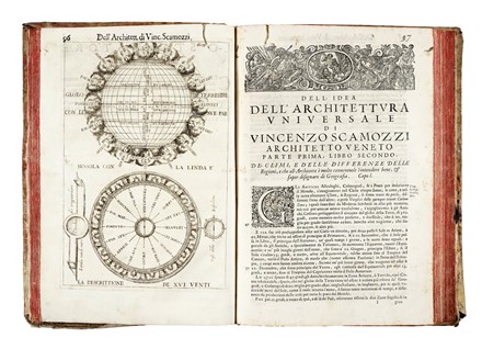  Scamozzi Vincenzo : Dell'idea della Architettura Universale [...] Parte Prima... Architettura, Figurato  - Auction Books, Autographs and Manuscripts - Libreria Antiquaria Gonnelli - Casa d'Aste - Gonnelli Casa d'Aste