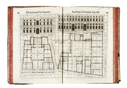  Scamozzi Vincenzo : Dell'idea della Architettura Universale [...] Parte Prima... Architettura, Figurato  - Auction Books, Autographs and Manuscripts - Libreria Antiquaria Gonnelli - Casa d'Aste - Gonnelli Casa d'Aste