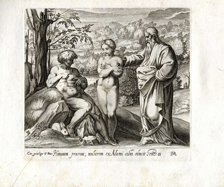  Francesco Villamena  (Assisi,  - Roma, 1626) : La sacra Genesi figurata da Rafaele d'Urbino nelle Logge Vaticane.  - Auction Arte Antica, Moderna e Contemporanea [parte I] - Libreria Antiquaria Gonnelli - Casa d'Aste - Gonnelli Casa d'Aste