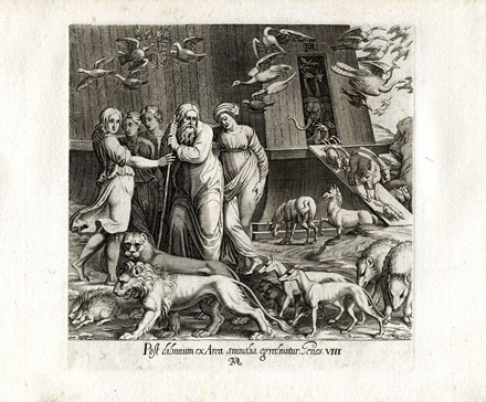  Francesco Villamena  (Assisi,  - Roma, 1626) : La sacra Genesi figurata da Rafaele d'Urbino nelle Logge Vaticane.  - Auction Arte Antica, Moderna e Contemporanea [parte I] - Libreria Antiquaria Gonnelli - Casa d'Aste - Gonnelli Casa d'Aste