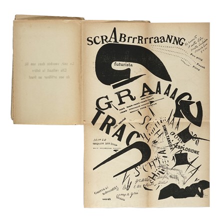  Marinetti Filippo Tommaso : Les mots en libert� futuristes. Futurismo, Arte  - Auction Books, Autographs and Manuscripts - Libreria Antiquaria Gonnelli - Casa d'Aste - Gonnelli Casa d'Aste