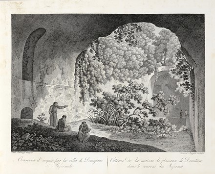  Pietro Parboni  (Roma, 1783 - 1841) : Vedute ed Avanzi dell'antica citt� di Albalonga ora Albano disegnati da C.o Labruzzi incisi da P.tro Parboni.  - Auction Arte Antica, Moderna e Contemporanea [parte I] - Libreria Antiquaria Gonnelli - Casa d'Aste - Gonnelli Casa d'Aste