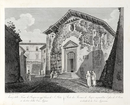  Pietro Parboni  (Roma, 1783 - 1841) : Vedute ed Avanzi dell'antica citt� di Albalonga ora Albano disegnati da C.o Labruzzi incisi da P.tro Parboni.  - Auction Arte Antica, Moderna e Contemporanea [parte I] - Libreria Antiquaria Gonnelli - Casa d'Aste - Gonnelli Casa d'Aste