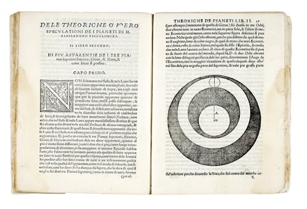  Piccolomini Alessandro : La prima parte dele theoriche o' vero speculationi dei pianeti... Astronomia, Scienze tecniche e matematiche  - Auction Books, Autographs and Manuscripts - Libreria Antiquaria Gonnelli - Casa d'Aste - Gonnelli Casa d'Aste