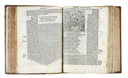  Alighieri Dante : [Comedia del divino poeta Danthe Alighieri, con la dotta & leggiadra spositione di Christophoro Landino...]. Dantesca, Biografia, Figurato, Letteratura, Storia, Diritto e Politica, Collezionismo e Bibliografia  - Auction Books, Autographs and Manuscripts - Libreria Antiquaria Gonnelli - Casa d'Aste - Gonnelli Casa d'Aste