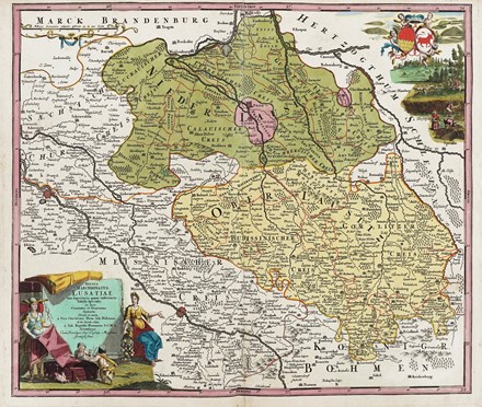  Gerhard Valk  (1651 - 1726) : Marchionatus Brandenburgicus et ducatus Pomeraniae.  - Auction Arte Antica, Moderna e Contemporanea [parte I] - Libreria Antiquaria Gonnelli - Casa d'Aste - Gonnelli Casa d'Aste