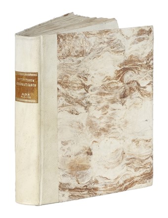  Manuzio Aldo : Institutionum grammaticarum libri quatuor. In primo libro habentur praecipua haec. De grammaticae partibus... Aldina, Grammatica, Collezionismo e Bibliografia, Letteratura  - Auction Books, Autographs and Manuscripts - Libreria Antiquaria Gonnelli - Casa d'Aste - Gonnelli Casa d'Aste