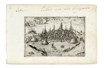  Valegio Francesco : [Raccolta di le piu? illustri et famose citt� di tutto il mondo]. Veduta, Guida illustrata, Geografia e viaggi  Martino Rota  (Sebenico,  - Vienna, 1583)  - Auction Books, Autographs and Manuscripts - Libreria Antiquaria Gonnelli - Casa d'Aste - Gonnelli Casa d'Aste
