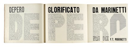  Depero Fortunato : Depero futurista.  Felice Azari  (Pallanza, 1895 - Milano, 1930)  - Asta Libri, autografi e manoscritti - Libreria Antiquaria Gonnelli - Casa d'Aste - Gonnelli Casa d'Aste