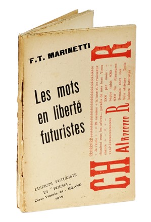  Marinetti Filippo Tommaso : Les mots en libert� futuristes. Futurismo, Arte  - Auction Books, Autographs and Manuscripts - Libreria Antiquaria Gonnelli - Casa d'Aste - Gonnelli Casa d'Aste