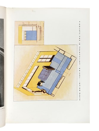  Fillia [pseud. di Colombo Luigi Enrico] : Gli ambienti della nuova architettura. Futurismo, Architettura, Arte  Alberto Sartoris  (Torino, 1901 - Saint-Loup-Pompaples, 1998), Filippo Tommaso Marinetti  (1876 - 1994)  - Auction Books, Autographs and Manuscripts - Libreria Antiquaria Gonnelli - Casa d'Aste - Gonnelli Casa d'Aste