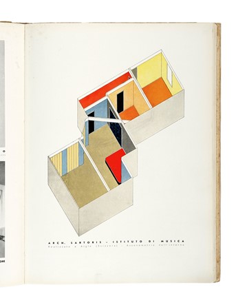  Fillia [pseud. di Colombo Luigi Enrico] : Gli ambienti della nuova architettura. Futurismo, Architettura, Arte  Alberto Sartoris  (Torino, 1901 - Saint-Loup-Pompaples, 1998), Filippo Tommaso Marinetti  (1876 - 1994)  - Auction Books, Autographs and Manuscripts - Libreria Antiquaria Gonnelli - Casa d'Aste - Gonnelli Casa d'Aste