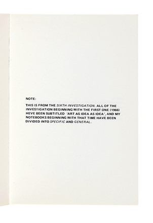  Kosuth Joseph : Function Funzione Funcion Fonction Funktion. Libro d'Artista, Collezionismo e Bibliografia  - Auction Books, Autographs and Manuscripts - Libreria Antiquaria Gonnelli - Casa d'Aste - Gonnelli Casa d'Aste