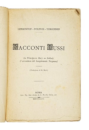 Lettres moscovites... Letteratura straniera, Letteratura, Letteratura  - Auction Books, Autographs and Manuscripts - Libreria Antiquaria Gonnelli - Casa d'Aste - Gonnelli Casa d'Aste
